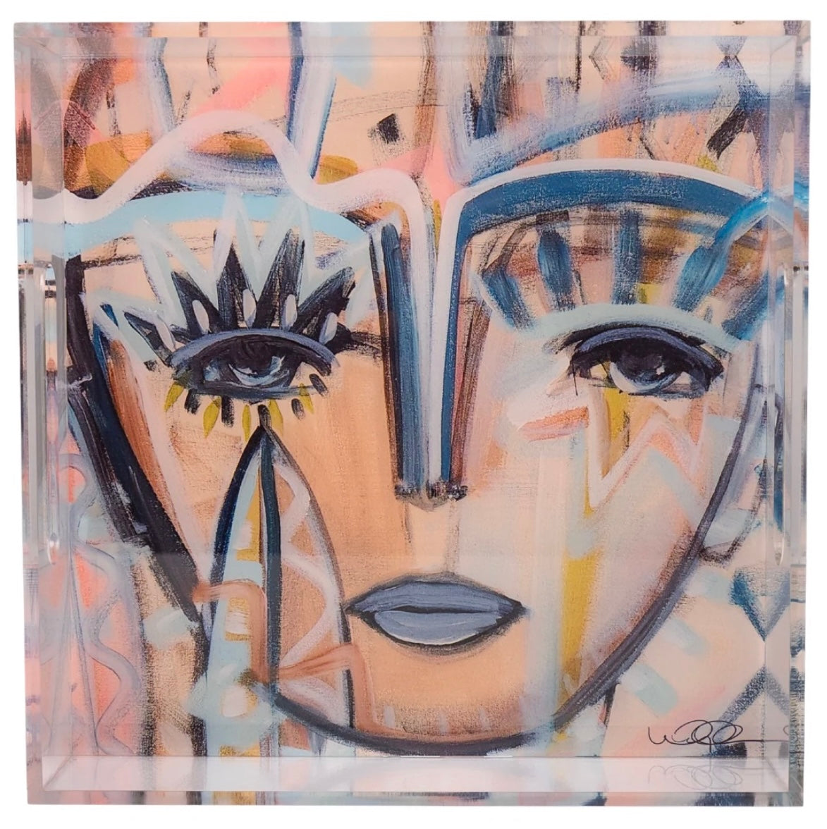 Stormy Water – Acrylic Tray by Windy O’Connor