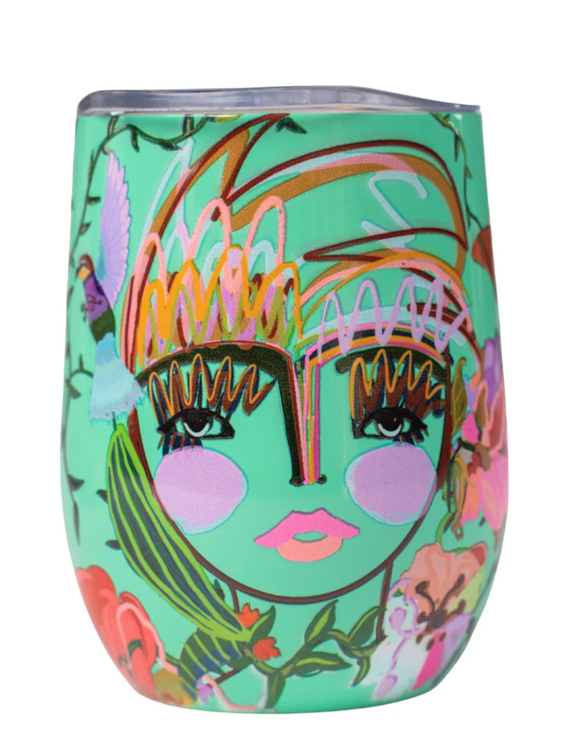 Windy O’Connor Chinoiserie Chica - Wine Tumbler
