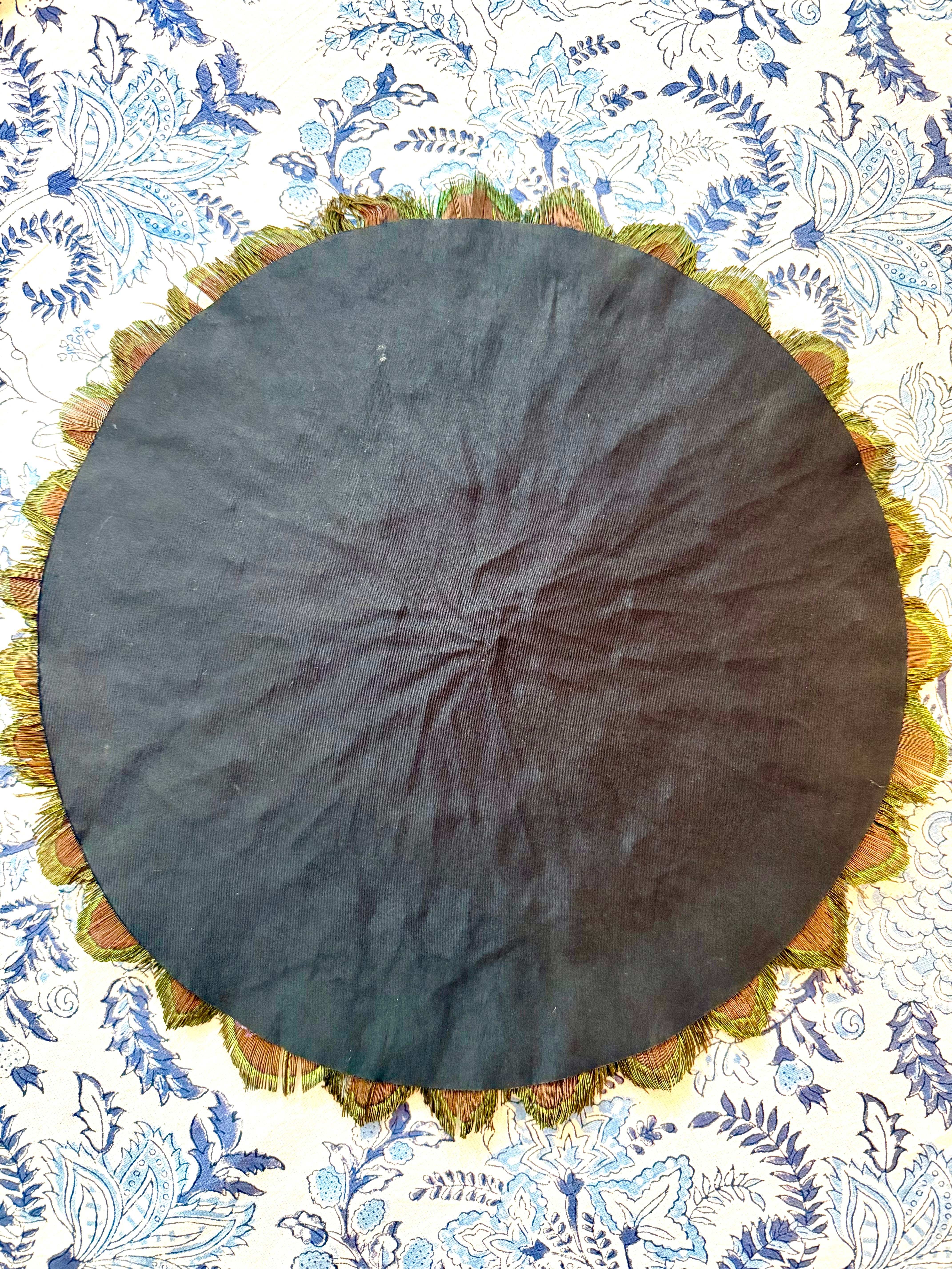 Natural Feather Peacock Placemat