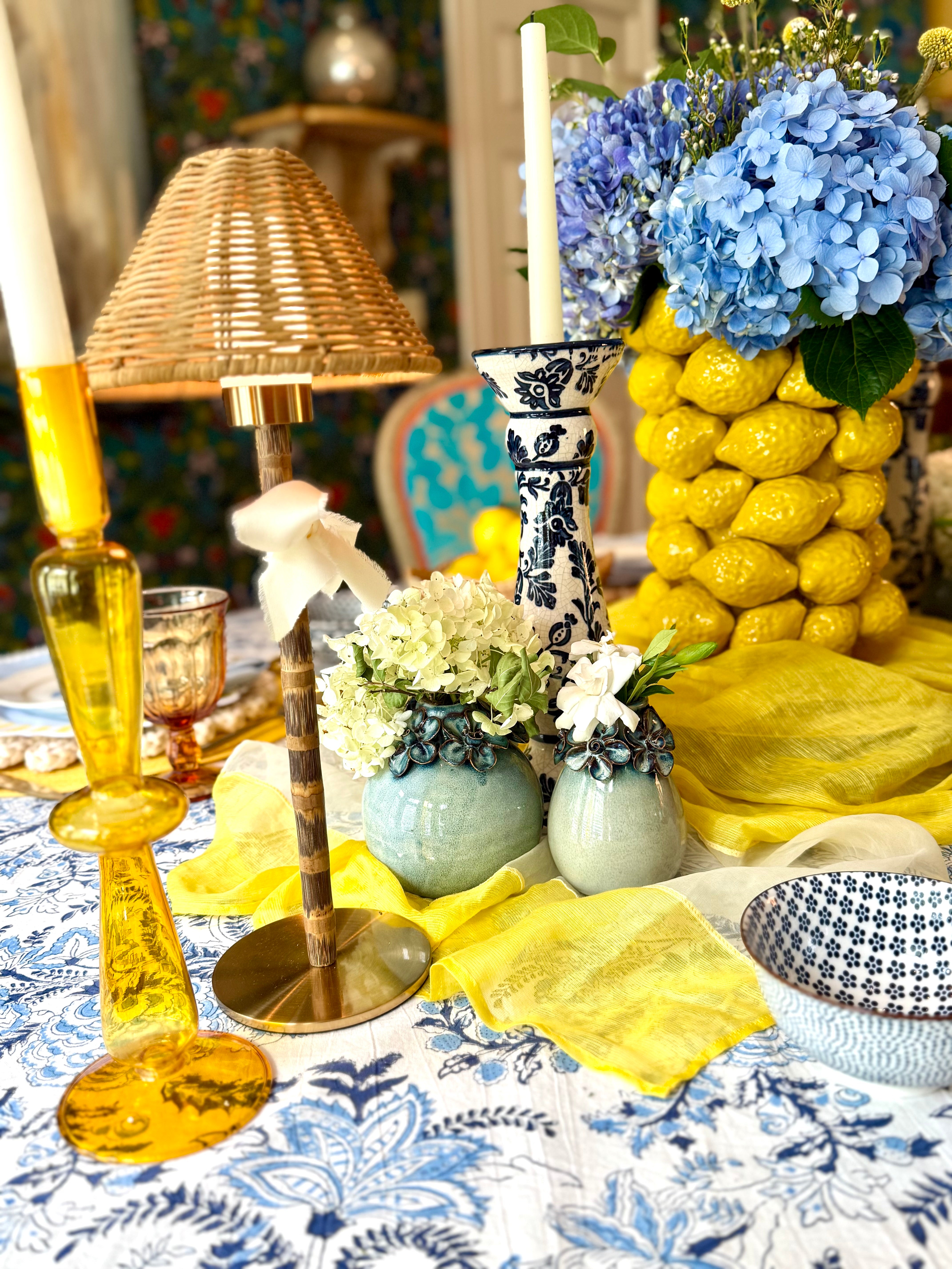 Capri Lemon Vase