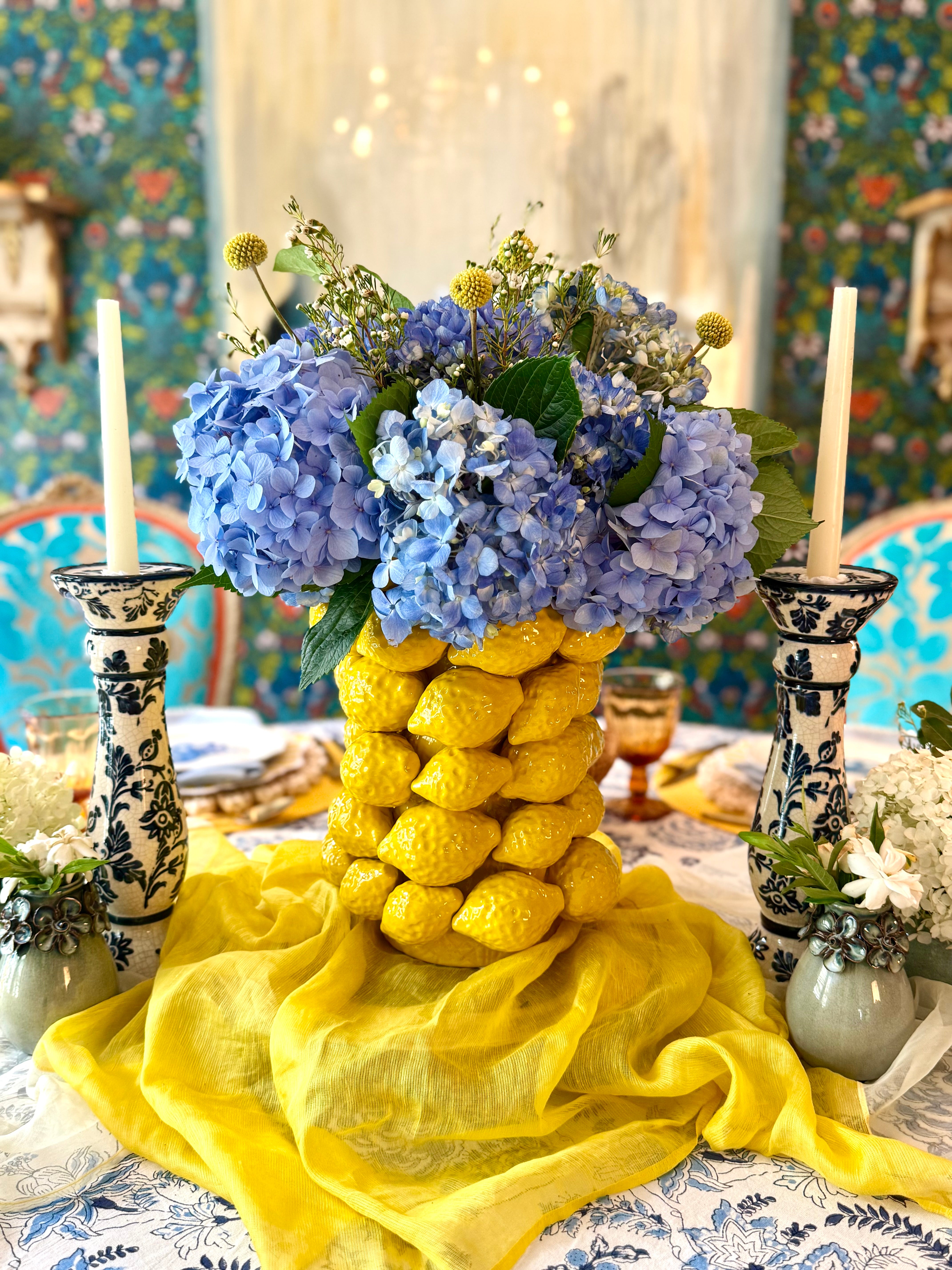 Capri Lemon Vase