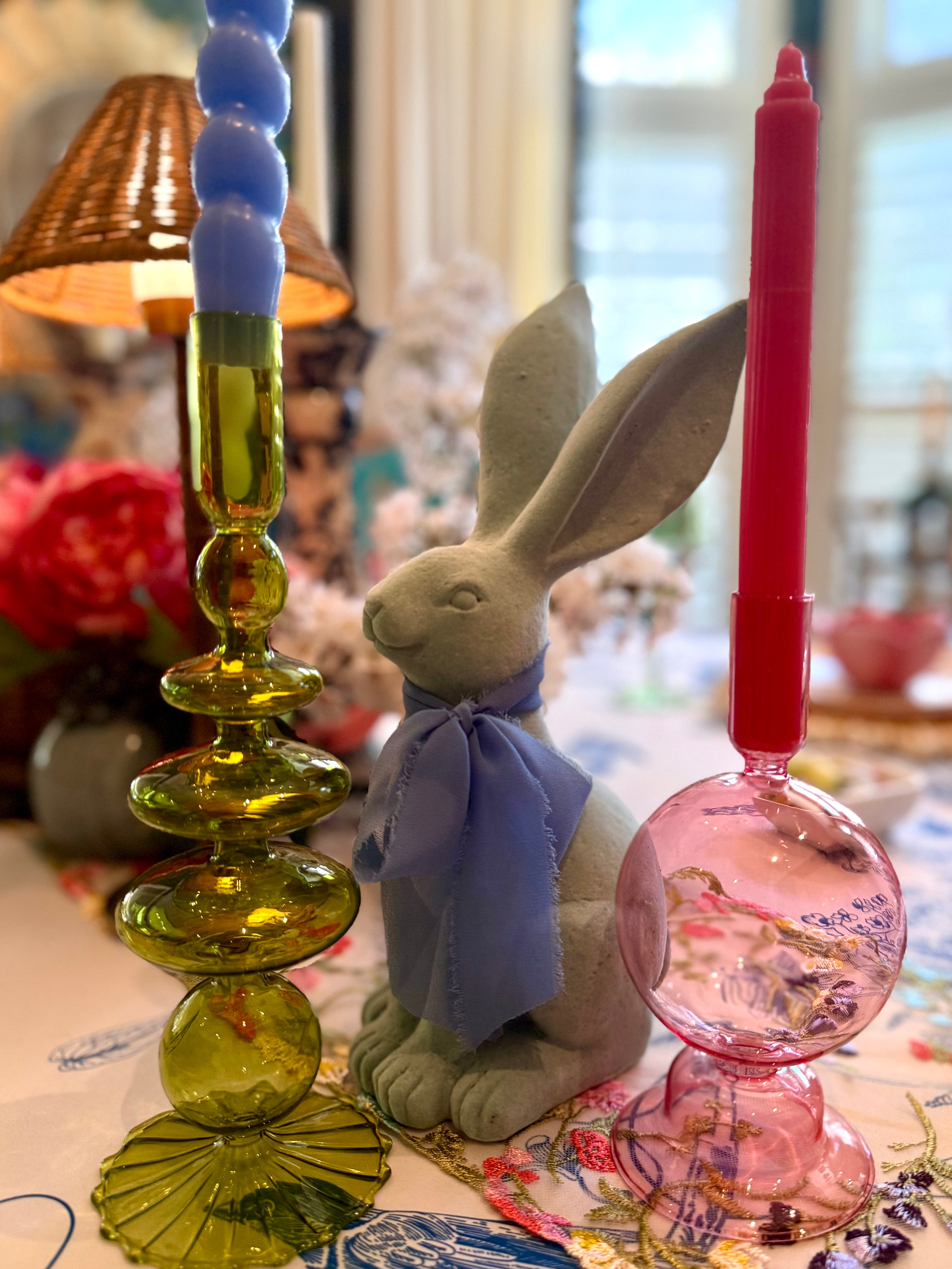 Light & Air Modern Glass Candle Holders