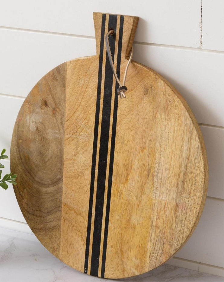 Cutting Board - Vintaged with Farmhouse Stripe