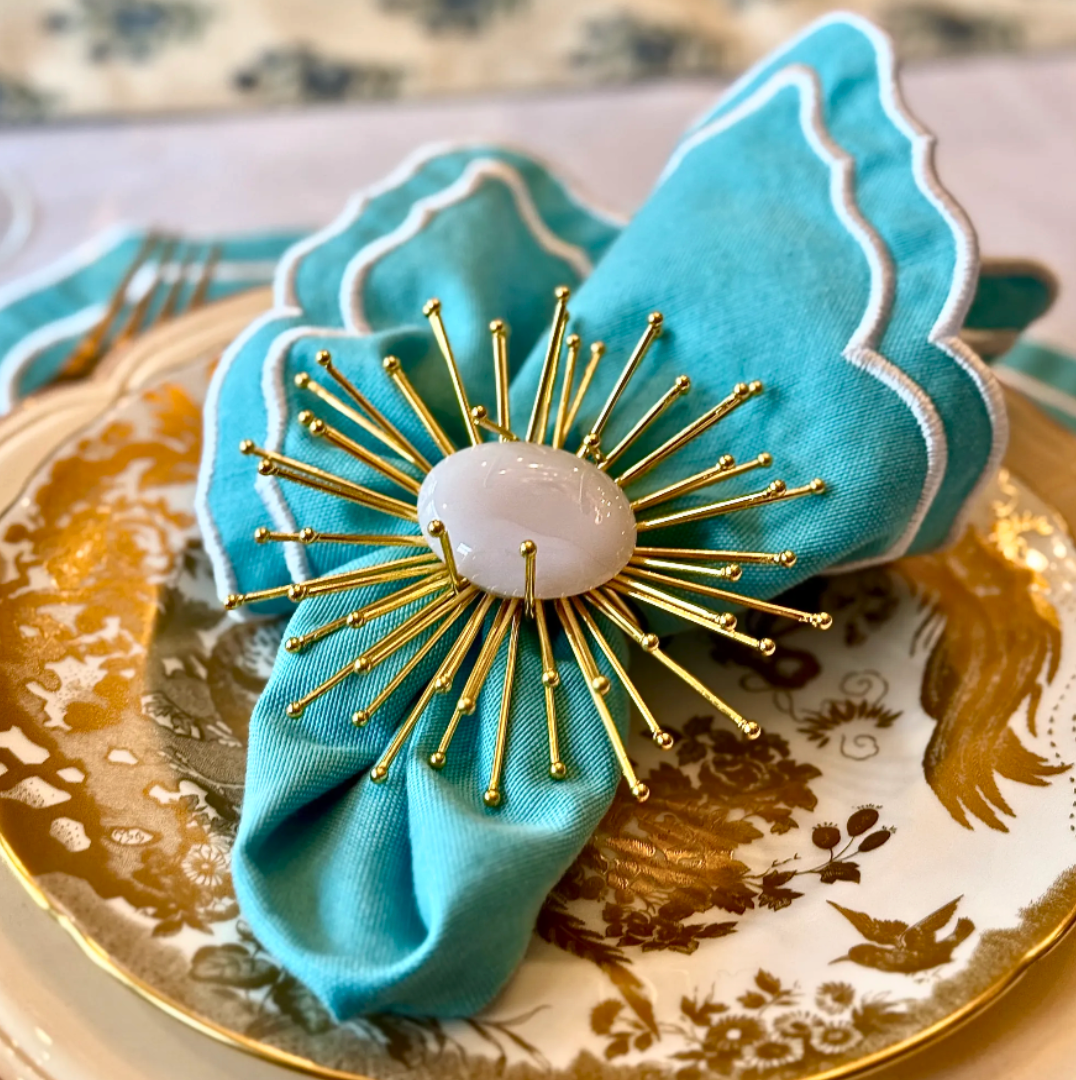 Sunburst Napkin Rings ( set of 4 )